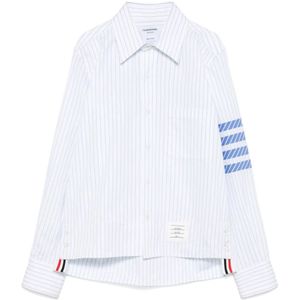 Thom Browne, Heren, Overhemden, Blauw, Maat: L