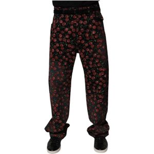 Dolce & Gabbana, Heren, Broeken, Veelkleurig, Maat: M Denim,