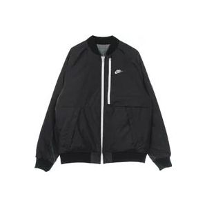 Nike Legacy Reversible Bomber Jas , Black , Heren , Maat: L