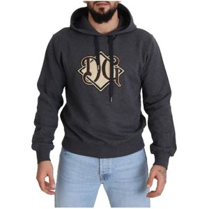 Dolce Gabbana - Hooded Sweatshirt - Grijs - 100% Katoen
