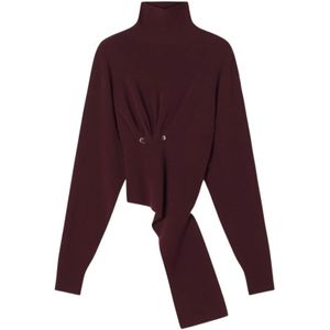 Lanvin, Dames, Truien, Bruin, Maat: S Wol,