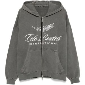 Cole Buxton, Heren, Sweatshirts & Hoodies, Grijs, Maat: S Katoen,