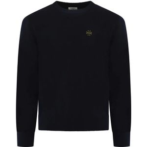 Jacob Cohën, Heren, Truien, Blauw, Maat: L Kasjmier,