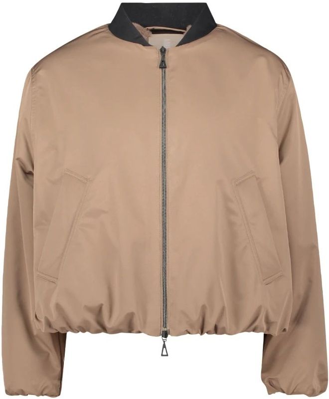 Amber & June - Outdoorjas - Bruin - Blousonstijl - Pluche Voering