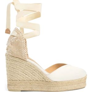 Castañer, Dames, Schoenen, Wit, Maat: 41 EU Satijn,