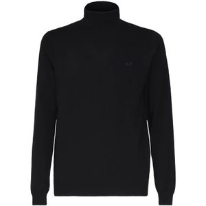 Sun68, Heren, Truien, Zwart, Maat: 2XL Katoen,