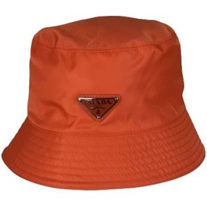 Prada Vintage, Heren, Pre-owned, Oranje, Maat: ONE Size Nylon,