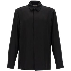 Jil Sander, Heren, Overhemden, Zwart, Maat: L