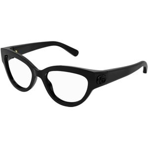 Gucci - GG1598O 001 - Optische Monturen - Zwart - Geïnjecteerd - Kattenoog