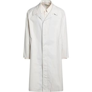 Maison Margiela, Heren, Mantels, Wit, Maat: S Katoen,