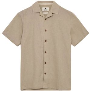 Anerkjendt, Heren, Overhemden, Beige, Maat: M Katoen,
