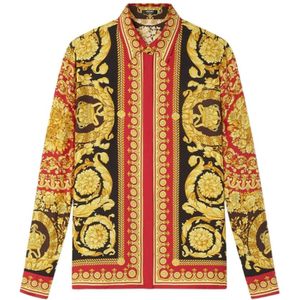 Versace, Dames, Blouses & Shirts, Veelkleurig, Maat: XS Zijde,