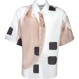 Costumein, Heren, Overhemden, Veelkleurig, Maat: S Linnen,