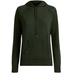 Kiton, Dames, Sweatshirts & Hoodies, Groen, Maat: M Wol,