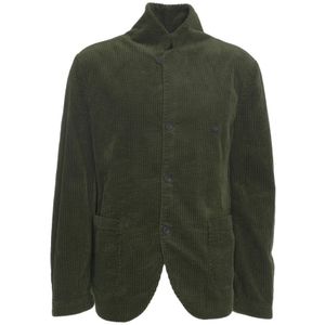 Hannes Roether, Heren, Jassen, Groen, Maat: 2XL Corduroy,
