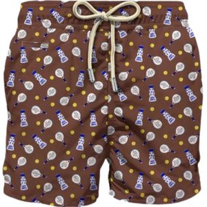 MC2 Saint Barth, Heren, Badkleding, Bruin, Maat: S