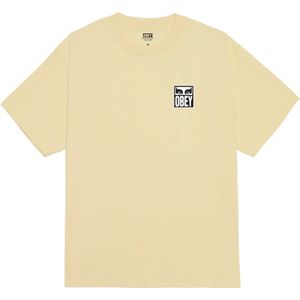 Obey, Heren, Tops, Geel, Maat: XL Katoen,