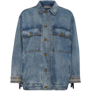 Cream - Crkos Oz Denim Jacket - Spijkerjas - Blauw