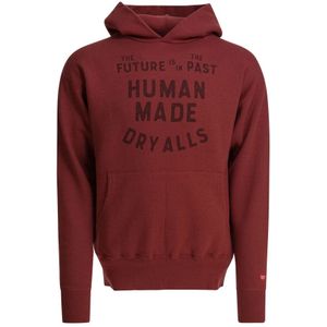 Human Made, Heren, Sweatshirts & Hoodies, Bruin, Maat: XL Katoen,
