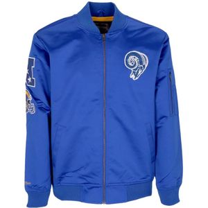 Mitchell & Ness, Heren, Jassen, Blauw, Maat: L Katoen,