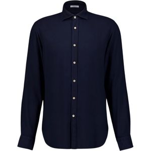 Boglioli, Heren, Overhemden, Blauw, Maat: 3XL Katoen,