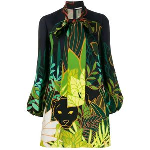 Valentino, Dames, Jurken, Veelkleurig, Maat: XS Zijde,