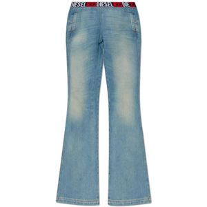Diesel, Dames, Jeans, Blauw, Maat: W24 Katoen,