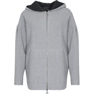 Max Mara, Dames, Sweatshirts & Hoodies, Grijs, Maat: XS