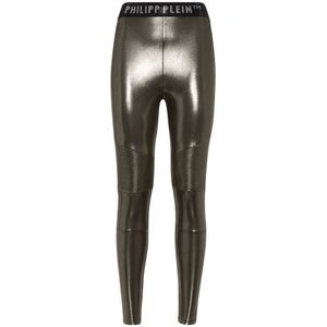 Philipp Plein, Dames, Broeken, Geel, Maat: XS Lame,