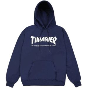Thrasher, Heren, Sweatshirts & Hoodies, Blauw, Maat: XL Katoen,