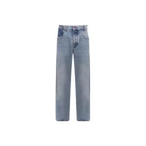 Balmain Denim Upgrade Straight Fit Jeans , Blue , Heren , Maat: W33