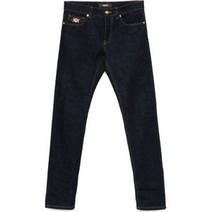 Versace, Heren, Jeans, Blauw, Maat: W30 Denim,