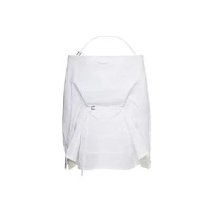 Jacquemus Witte Peplum Overhemd , White , Dames , Maat: XS