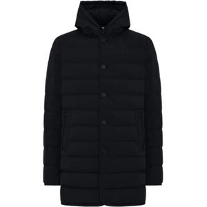 Duno, Heren, Jassen, Blauw, Maat: 3XL Leer,