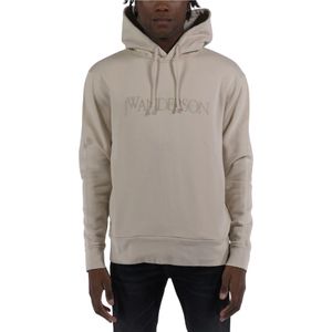 JW Anderson, Heren, Sweatshirts & Hoodies, Beige, Maat: XL Katoen,