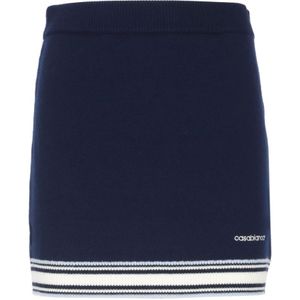 Casablanca, Dames, Rokken, Blauw, Maat: M Wol,