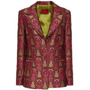 La DoubleJ, Dames, Jassen, Veelkleurig, Maat: M Leer,