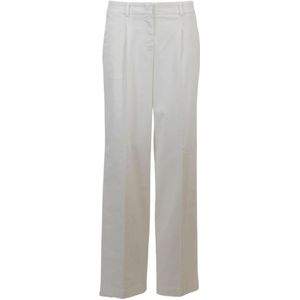 Peserico, Dames, Broeken, Beige, Maat: 3XS