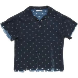 Acne Studios, Dames, Tops, Blauw, Maat: S