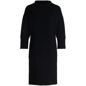 Betty Barclay - Geborduurde Sweatjurk - Zwart - Dames