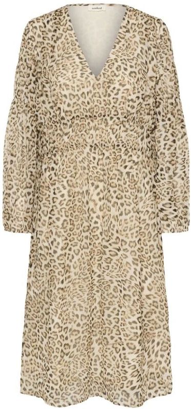 Soaked in Luxury - Anaya Midi - Damesjurk - Luipaardprint