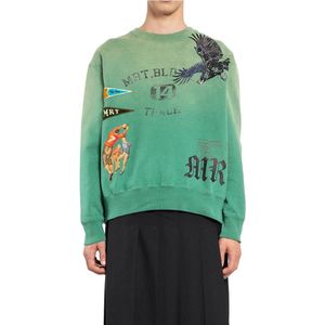 Khoki, Heren, Sweatshirts & Hoodies, Groen, Maat: XL Katoen,