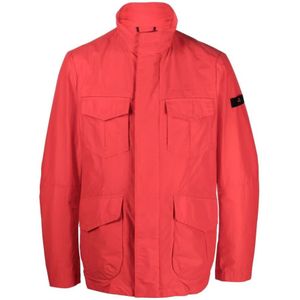 Peuterey, Heren, Jassen, Oranje, Maat: S Katoen,