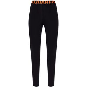 Dsquared2, Dames, Broeken, Zwart, Maat: XL