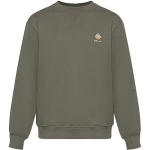Bally, Heren, Sweatshirts & Hoodies, Groen, Maat: S Katoen,