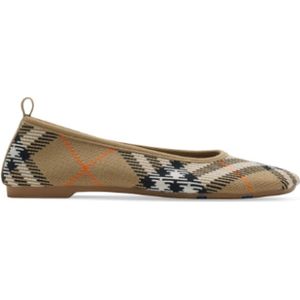 Burberry Platte schoenen voor vrouwen , Beige , Dames , Maat: 37 1/2 EU