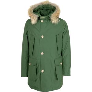 Woolrich Donsjas , Green , Heren , Maat: XL