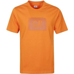 C.p. Company, Heren, Tops, Oranje, Maat: L Katoen,