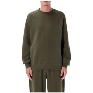 Nike, Heren, Sweatshirts & Hoodies, Groen, Maat: XL
