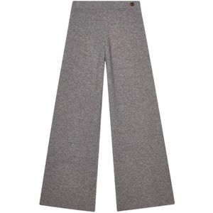 Busnel, Dames, Broeken, Grijs, Maat: S Wol,